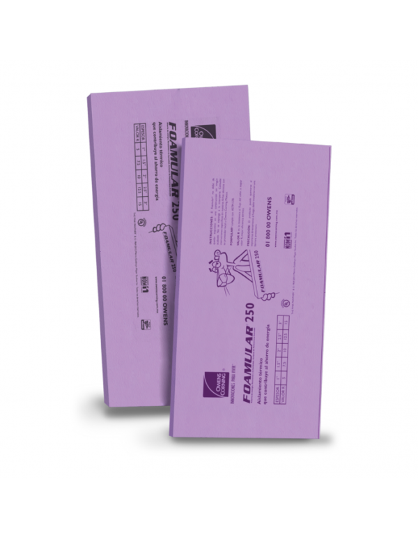Owens Corning Foamular Aislamiento Térmico de Poliestireno Extruido 1"